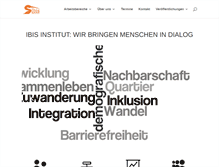 Tablet Screenshot of ibis-institut.de